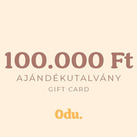 Ajándékkártya - OduStore - Utalvány - OduStore