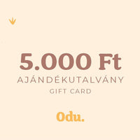 Ajándékkártya - OduStore - Utalvány - OduStore
