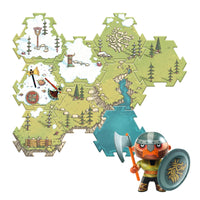 Djeco Arty Toys Óriás puzzle - Barbárok birodalma