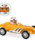 Djeco CRAZY MOTORS játékautó - Sárga fény - Yellow Super Spêed