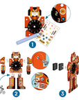 Csináld magad! - Falióra fiúszobába - IdőRobi - Robotime