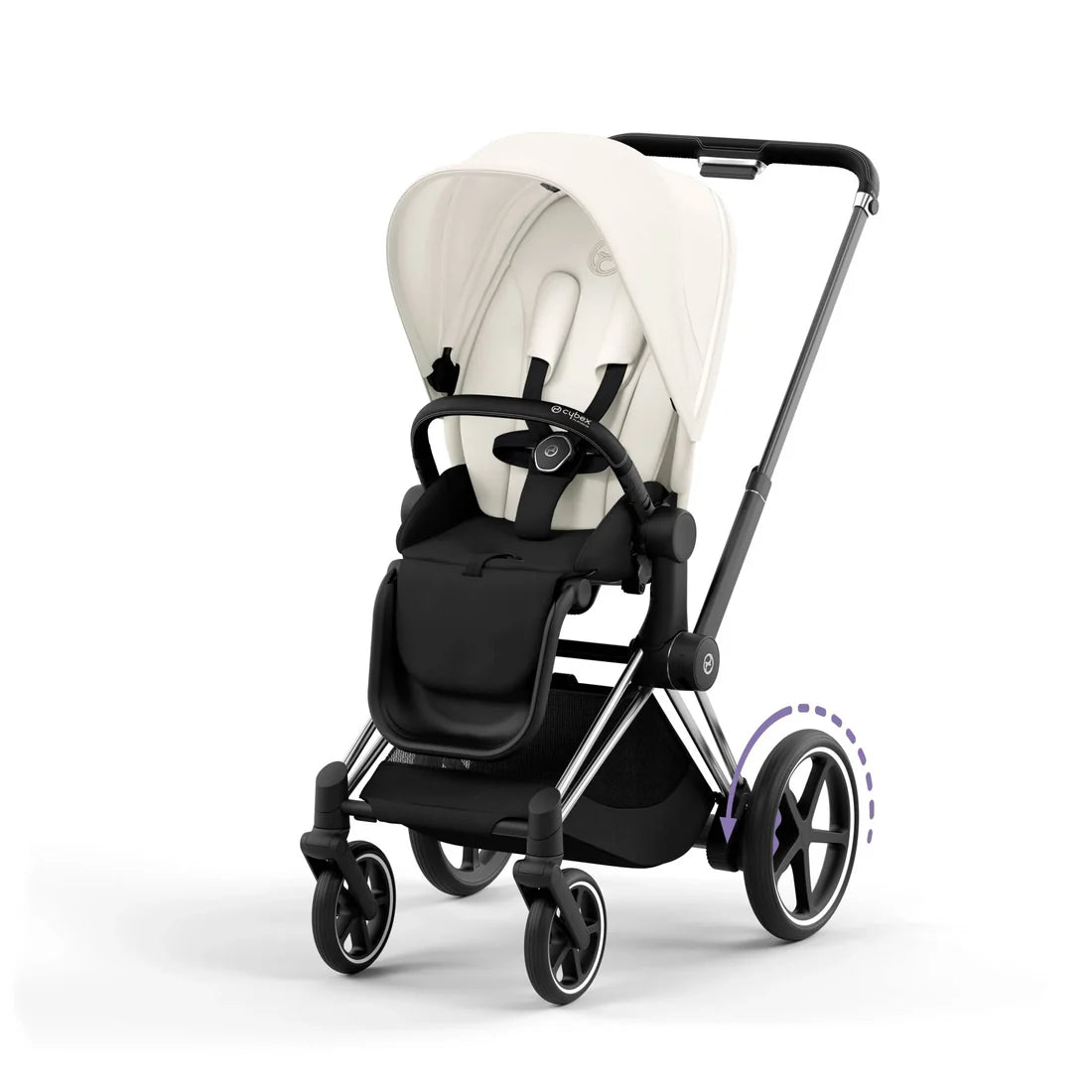 CYBEX e-Priam stroller - Chrome-black frame
