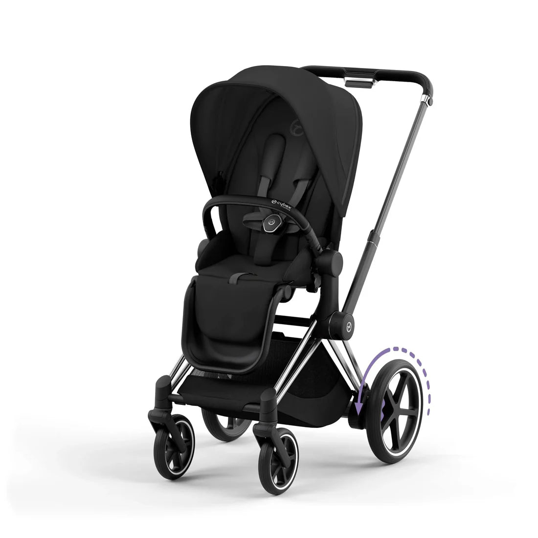CYBEX e-Priam stroller - Chrome-black frame