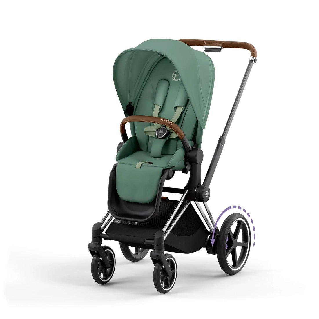 CYBEX e-Priam stroller - Chrome-brown frame