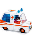 Djeco Hurry Ambulance - Fém autó sofőrrel - Djeco - Járművek