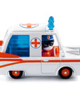 Djeco Hurry Ambulance - Fém autó sofőrrel - Djeco - Járművek