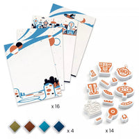 Djeco® Nyomdakészlet - Alien robots - Djeco - Kreatív - OduStore