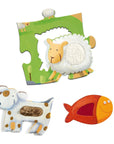 Djeco Óriás puzzle - Tanyasi állatsimogató - Djeco - Készségfejlesztők