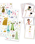 Djeco Papírbaba öltöztető - Nagyidők viseletei - Dresses through the seasons - Djeco - Gyerekjátékok