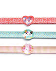 Djeco Rácsapós karkötő - Szív, Macsek, Nyúl - Slap bracelets heart,rabbit,cat - Djeco - Kiegészítő