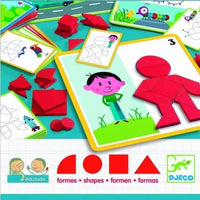 Djeco® Tangram - Formafelismerő - Eduludo shapes - Djeco - Készségfejlesztők - OduStore