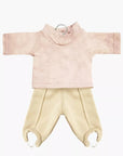 Minikane Gordis doll clothing set - Petal-print T-shirt and Popeye leggings (34/37 cm)
