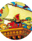 Djeco Shaped box puzzle - Barbarossa's Boat, 54 pieces - Barbarossa's Boat
