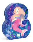 Djeco Shaped Box Puzzle Ella the Mermaid - Ella, the mermaid