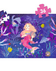 Djeco Shaped Box Puzzle Ella the Mermaid - Ella, the mermaid