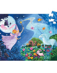 Djeco Formadobozos puzzle - Tündér és az egyszarvú, 36 db-os - The fairy and the unicorn