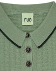 Fub® Hosszú ujjú organikus pamut galléros póló - Fub - Pólók, ingek