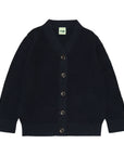 Fub® Kötött organikus pamut V - nyakú kardigán - Dark navy - Fub - Felsők és pulóverek - OduStore