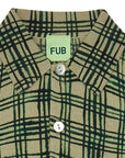 Fub® Organikus pamut kockás ing - khaki/deep green - Fub - Felsők és pulóverek