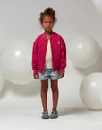 Gosoaky® BRIGHT MONKEY - cabaret pink bomber kabát - Gosoaky - Felsőruházat - OduStore