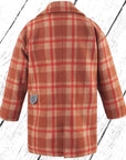 Gosoaky® Happy panda™ gyapjúkabát - Ochre check - Gosoaky - Felsőruházat