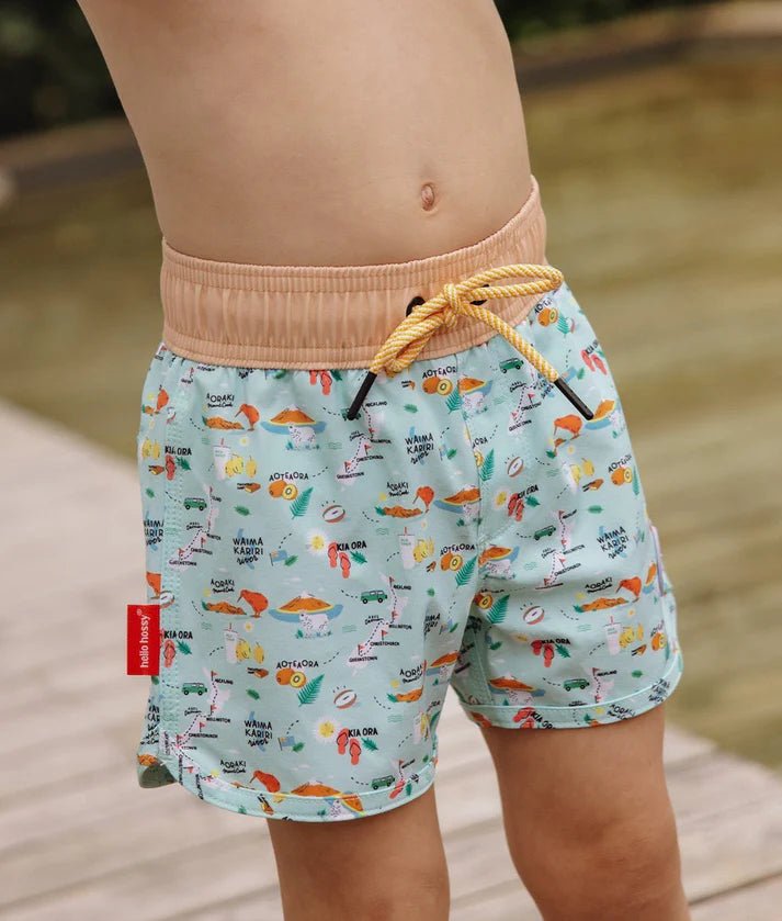 Hello Hossy ® Cool Kids™ Fürdőnadrág - New Zealand - Hello Hossy - Nyári kellékek - OduStore
