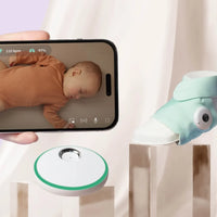 Owlet Dream Duo™ (3. generáció) szett – Owlet Dream Sock™ Okos babazokni 0-18 hónapig (Mentazöld) + Owlet Dream Sight™ kamera