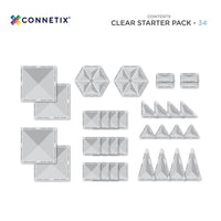 Connetix Clear Starter Pack 34db-os