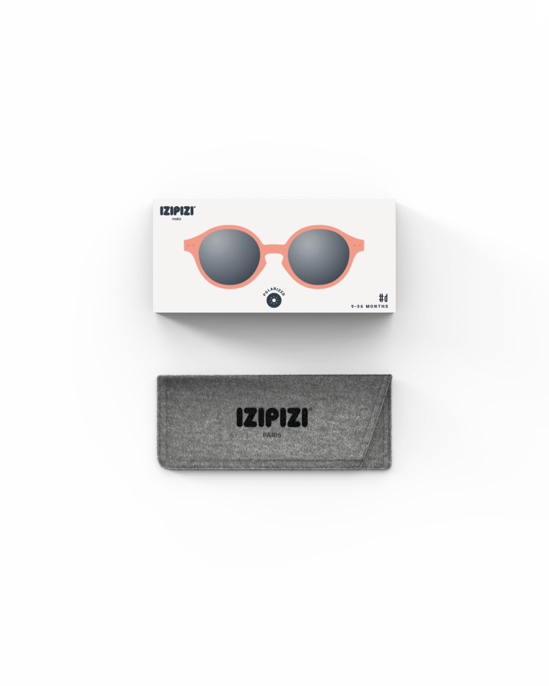 Izipizi® Kids napszemüveg D 9 - 36M - Apricot, Grey Lenses - IZIPIZI - Napszemüveg - OduStore