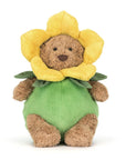 Jellycat Bartholomew Bear Daffodil with Outfit - maci plüss nárcisz ruhával - Jellycat - Plüssök