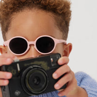 Izipizi Kids Sunglasses #D - 9-36M - Pastel Pink