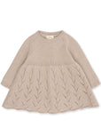 Konges Sløjd® Bézs kötött ruha - Konges Sløjd - Ruhák és szoknyák