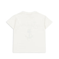 Konges Sløjd® Era Tee Rövidujjú póló - Off White/Sailor - Konges Sløjd - Felsők és pulóverek - OduStore