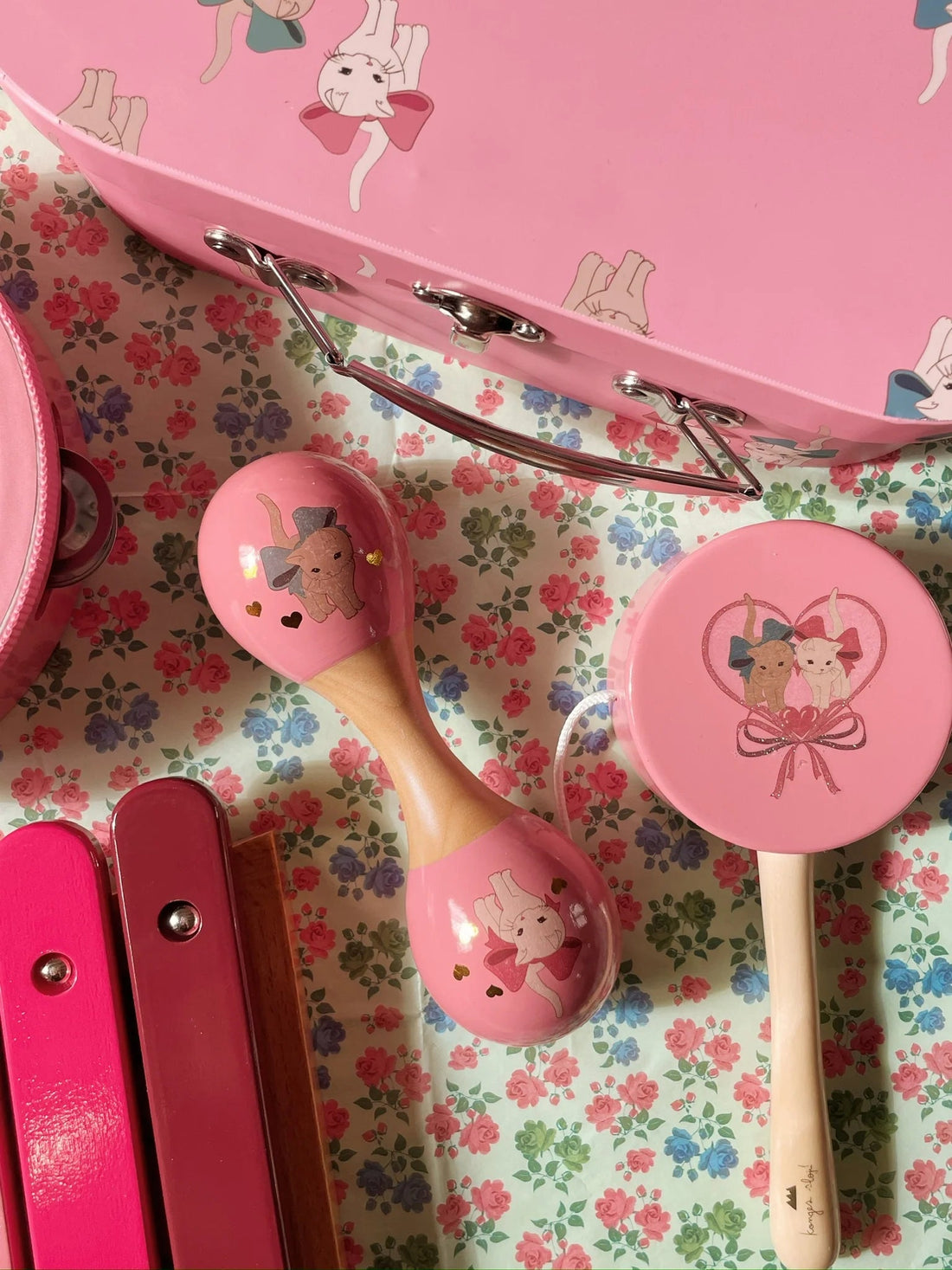 Konges Slojd® Fa hangszerkészlet - Bow kitty - Konges Sløjd - Gyerekjátékok - OduStore