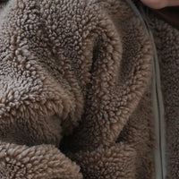 Konges Sløjd® Grizz teddy kardigán - Dark brown - Konges Sløjd - Felsők és pulóverek - OduStore