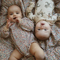 Konges Sløjd® Gumis nyakú virágos body - Konges Sløjd - Body