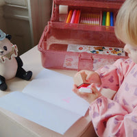 Konges Sløjd® Kreatív művészeti tároló - Glitter rose - Konges Sløjd - Kreatív - OduStore