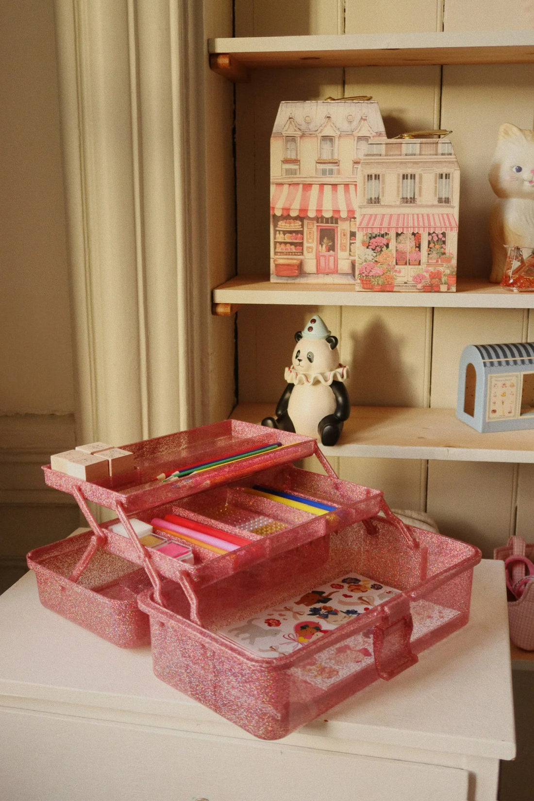 Konges Sløjd® Kreatív művészeti tároló - Glitter rose - Konges Sløjd - Kreatív - OduStore