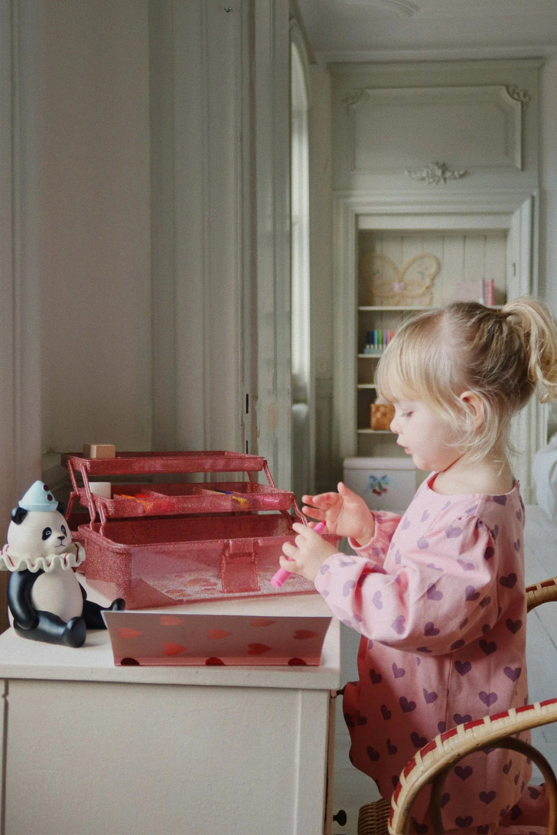 Konges Sløjd® Kreatív művészeti tároló - Glitter rose - Konges Sløjd - Kreatív - OduStore