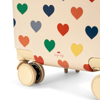 Konges Sløjd® Travel bőrönd - Bon Coeur Coloré - Konges Sløjd - Bőrönd - OduStore