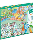 Djeco Kreatív készlet - Kiszínetett meséim állatokkal - A world to create, animals