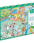 Djeco Creative Kit - My Colored Stories with Animals - A World to Create, Animals