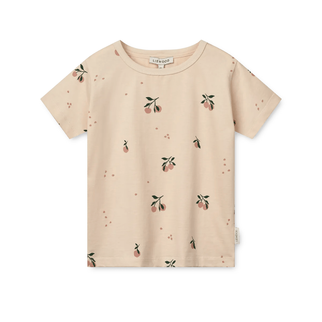 Liewood® Apia Placement rövid ujjú póló - Peach / Sea shell - Liewood - Pólók, ingek - OduStore