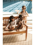 Liewood Belle csíkos bikini - Coral blush / Creme de la creme stripe - Liewood - Nyári kellékek