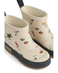 Liewood® Tekla printed gumicsizma - Sea creature/sandy - Liewood - Lábbeli > Gumicsizma - OduStore