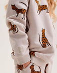 Liewood Thora Pulóver - Leopard Sandy