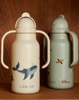 Liewood Kimmie Water Bottle 250 ml - Sea creature / Sandy
