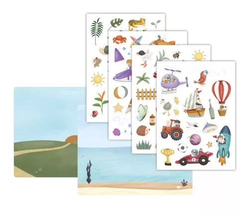 Little Dutch® Ablak matrica - Jim és barátai - Little Dutch - Kreatív - OduStore