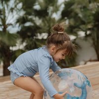 Little Dutch® Felfújható 3D strandlabda - Ocean Dreams kék - Little Dutch - Nyári kellékek - OduStore