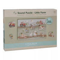 Little Dutch® Hangos puzzle - Little Farm - Little Dutch - Gyerekjátékok - OduStore